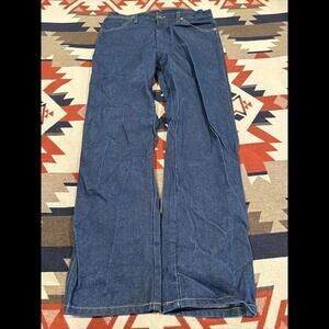 Wrangler 13MWZ Cowboy Cut Jeans - Dark Wash Blue Size 34x32 Model 201-5019